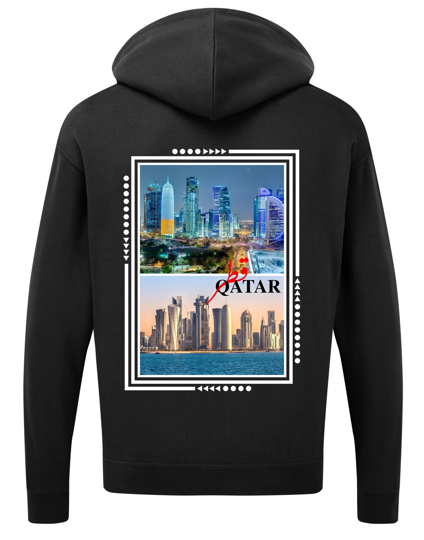 Qatar Iconic Landmarks Hoodie - My Store