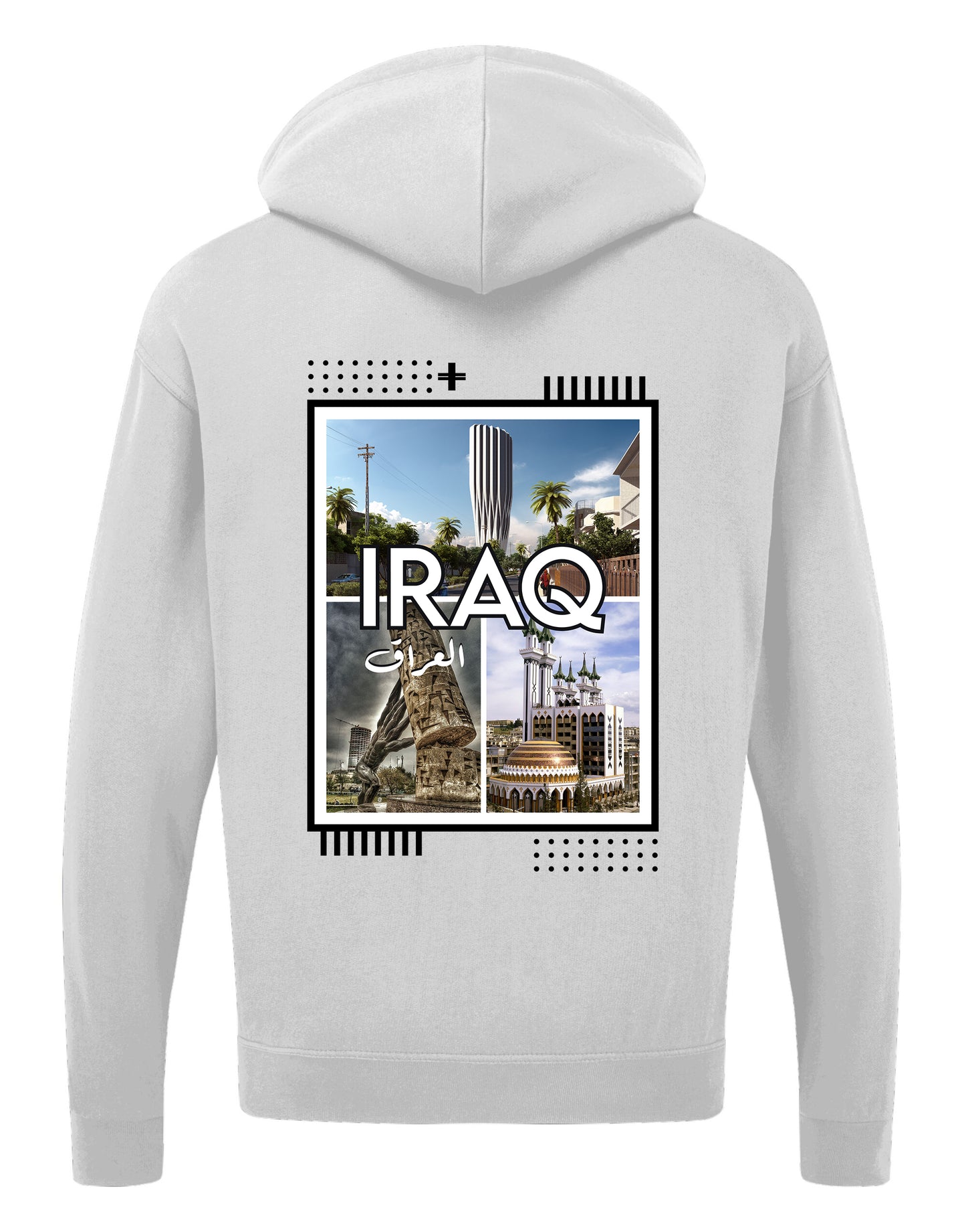 Iraq Iconic Landmarks Hoodie - My Store